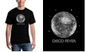 LA Pop Art Men's Disco Ball Word Art T-shirt